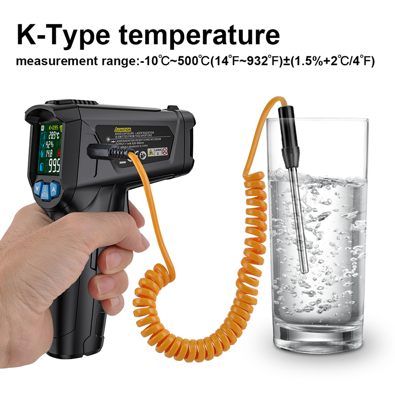 Thermometer Digital - 디지털 산업용 적외선 온도계, 온도 측정