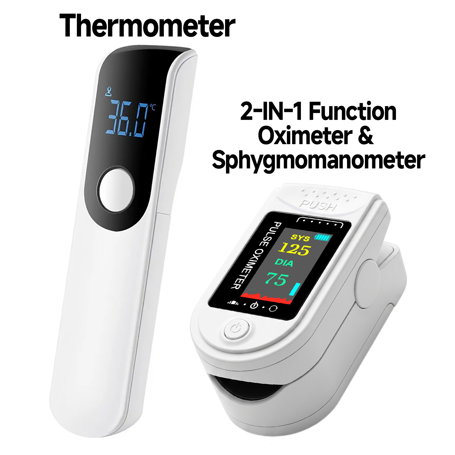 미니 체온계, 의료용 체온 측정기 또는 일체형 맥박 산 - Pulse Oximeter 리뷰 및 가격